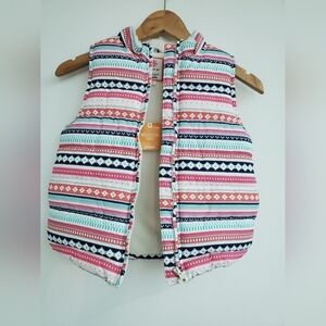 GYMBOREE NWT Puffer Vest w fleece lining size Medium
